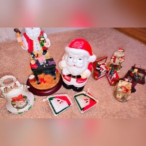 Santa holiday decor